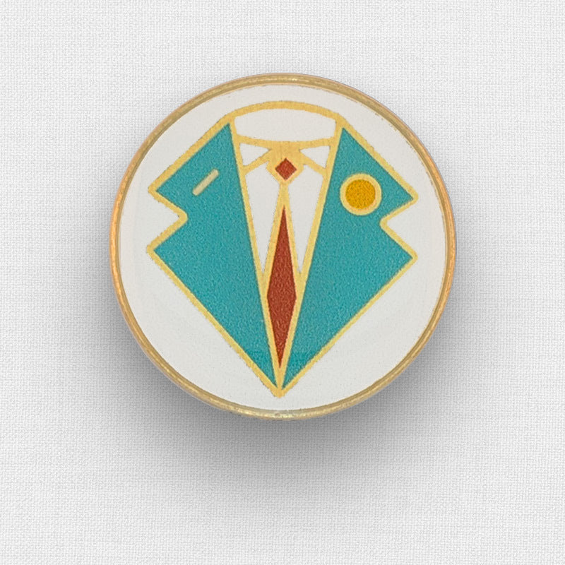 USA Enamel Print Pins