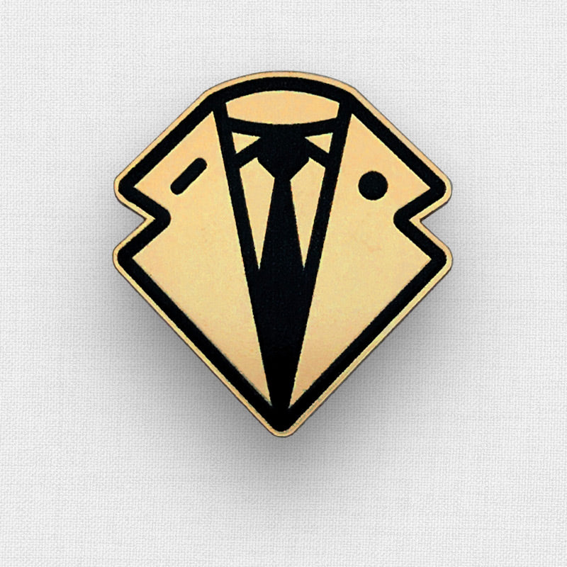 *USA METALLIC ACRYLIC PINS