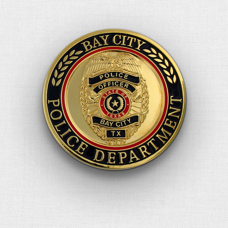 Police department challenge coin
