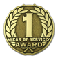 Stock Years of Service Pins